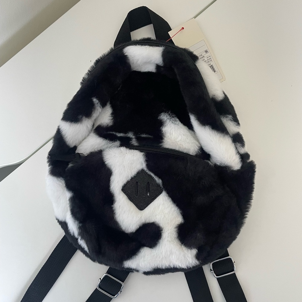 Cat & Jack cow print mini backpack